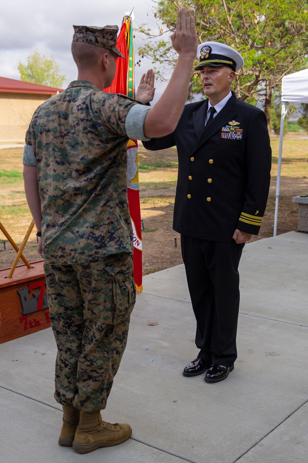 7th ESB Chaplain Promotion Ceremony