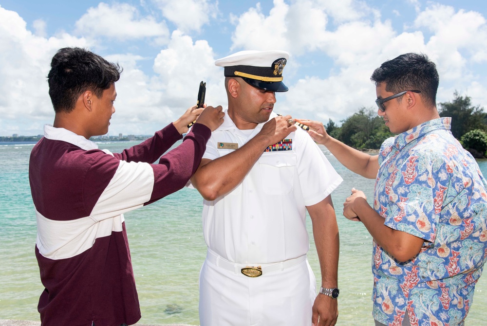 JRM Officer Promoted at Lone Sailor Memorial