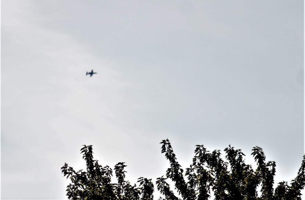 Air Force holds training with A-10 aircraft at Fort McCoy