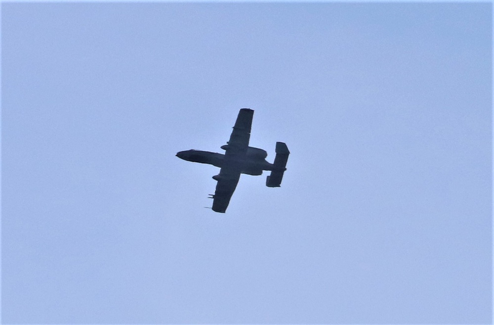 Air Force holds training with A-10 aircraft at Fort McCoy