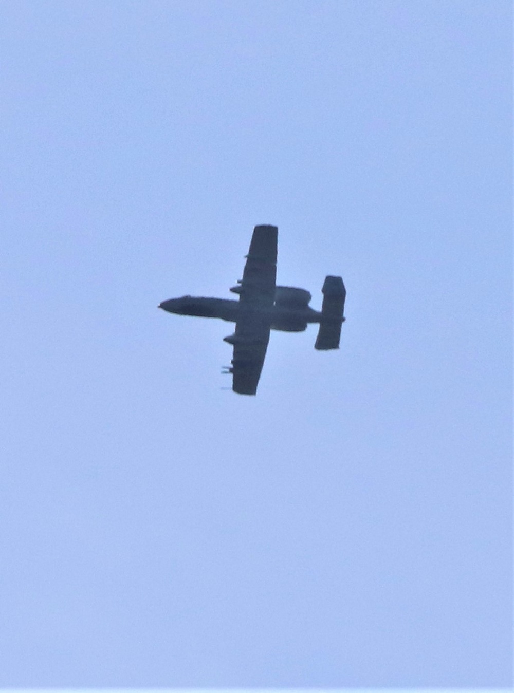 Air Force holds training with A-10 aircraft at Fort McCoy