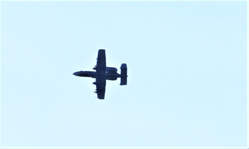 Air Force holds training with A-10 aircraft at Fort McCoy