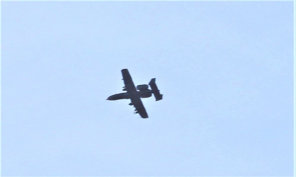 Air Force holds training with A-10 aircraft at Fort McCoy