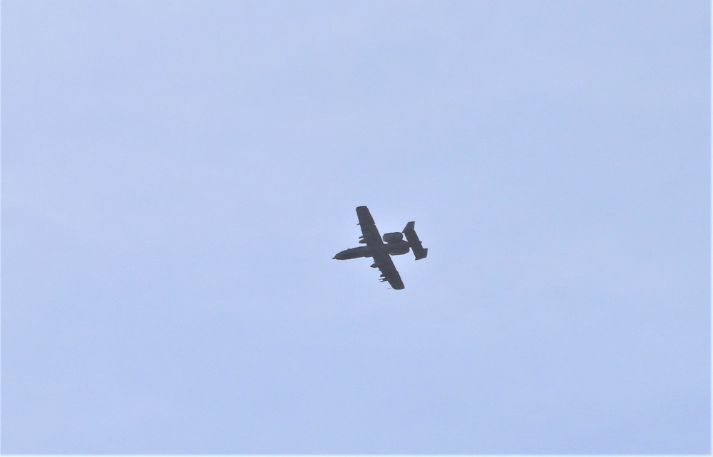 Air Force holds training with A-10 aircraft at Fort McCoy