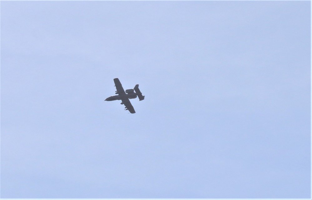 Air Force holds training with A-10 aircraft at Fort McCoy