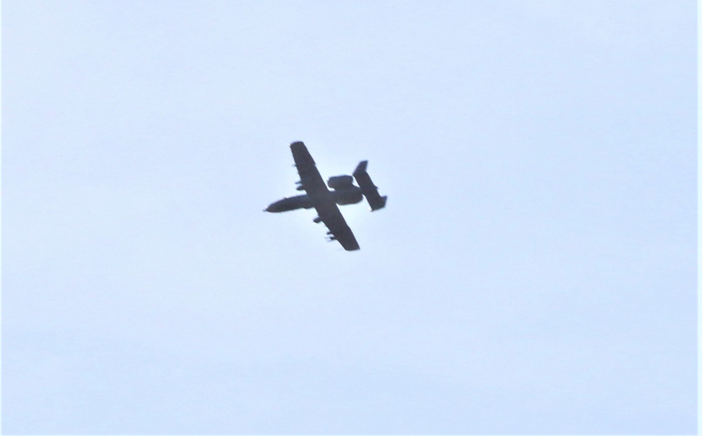 Air Force holds training with A-10 aircraft at Fort McCoy