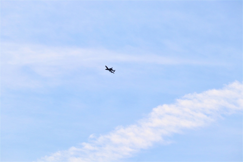 Air Force holds training with A-10 aircraft at Fort McCoy