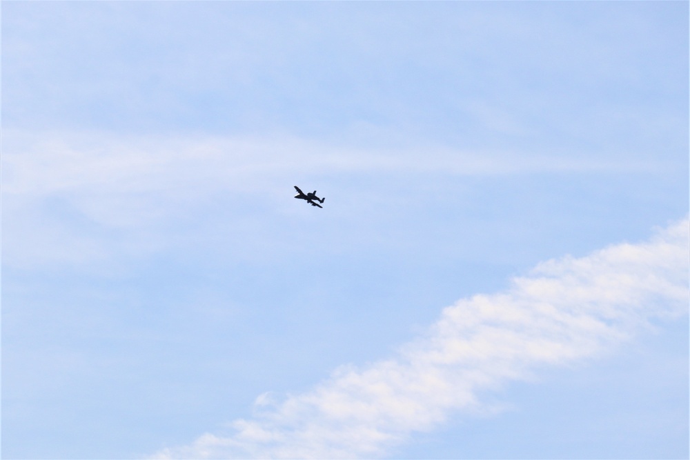 Air Force holds training with A-10 aircraft at Fort McCoy