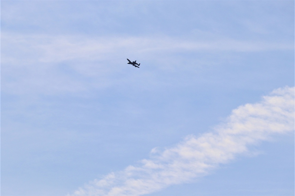 Air Force holds training with A-10 aircraft at Fort McCoy