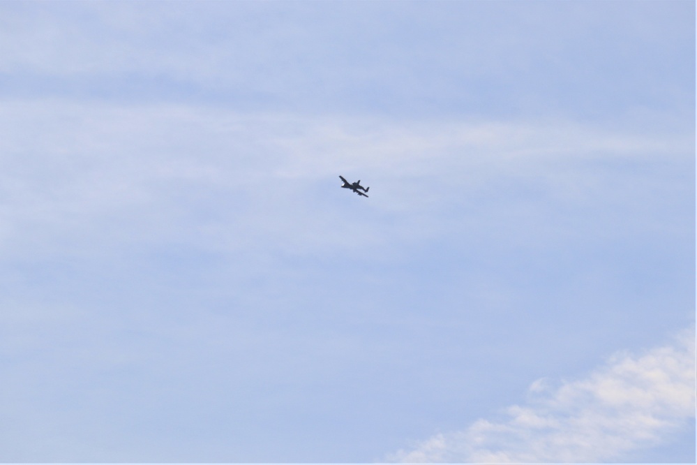 Air Force holds training with A-10 aircraft at Fort McCoy