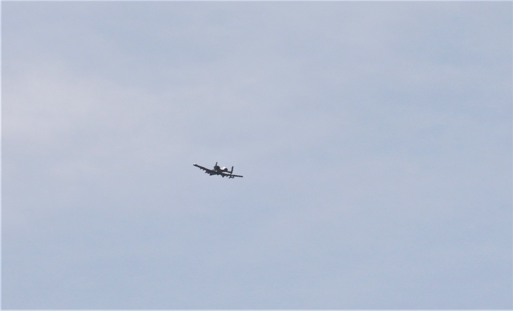 Air Force holds training with A-10 aircraft at Fort McCoy