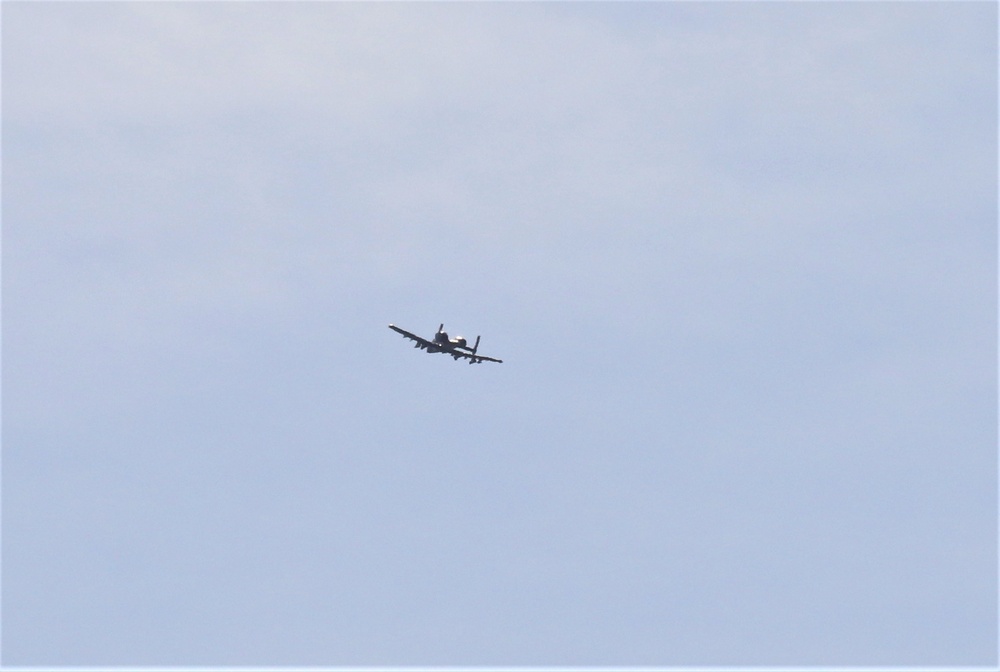 Air Force holds training with A-10 aircraft at Fort McCoy