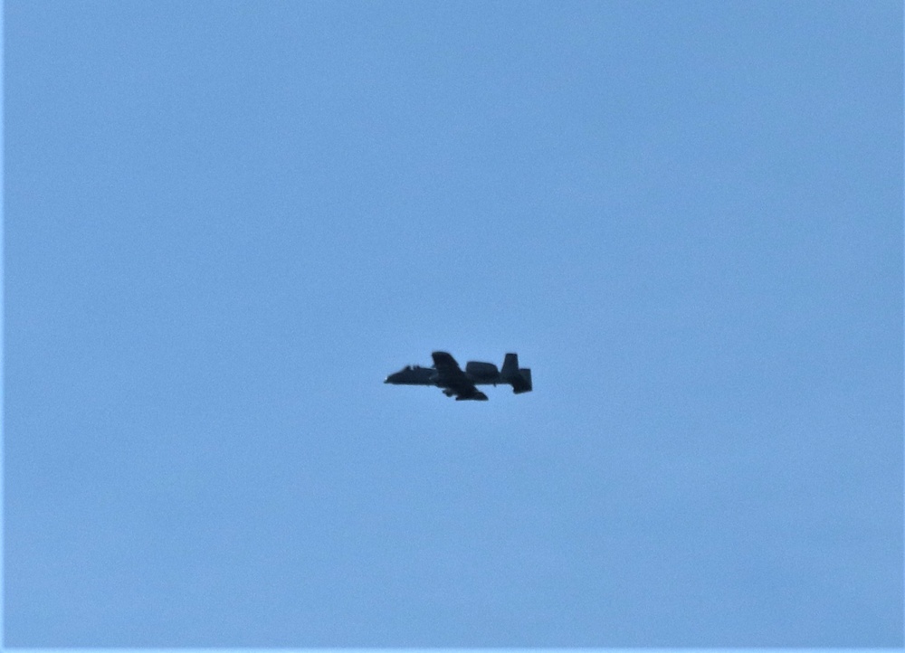 Air Force holds training with A-10 aircraft at Fort McCoy