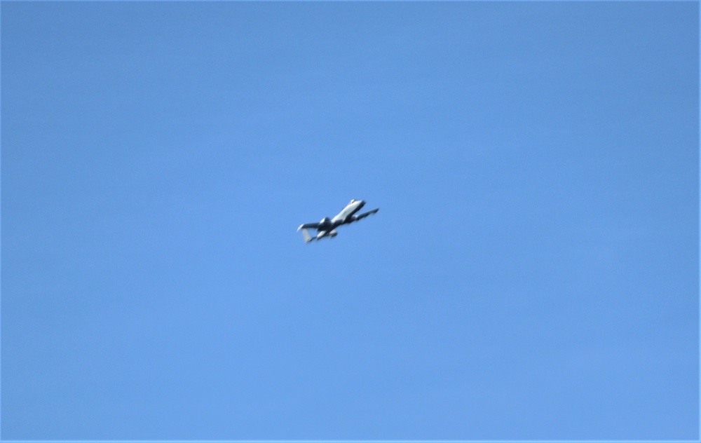 Air Force holds training with A-10 aircraft at Fort McCoy