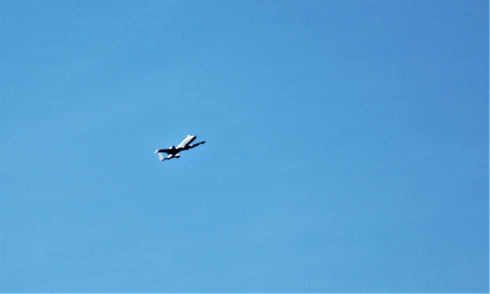 Air Force holds training with A-10 aircraft at Fort McCoy