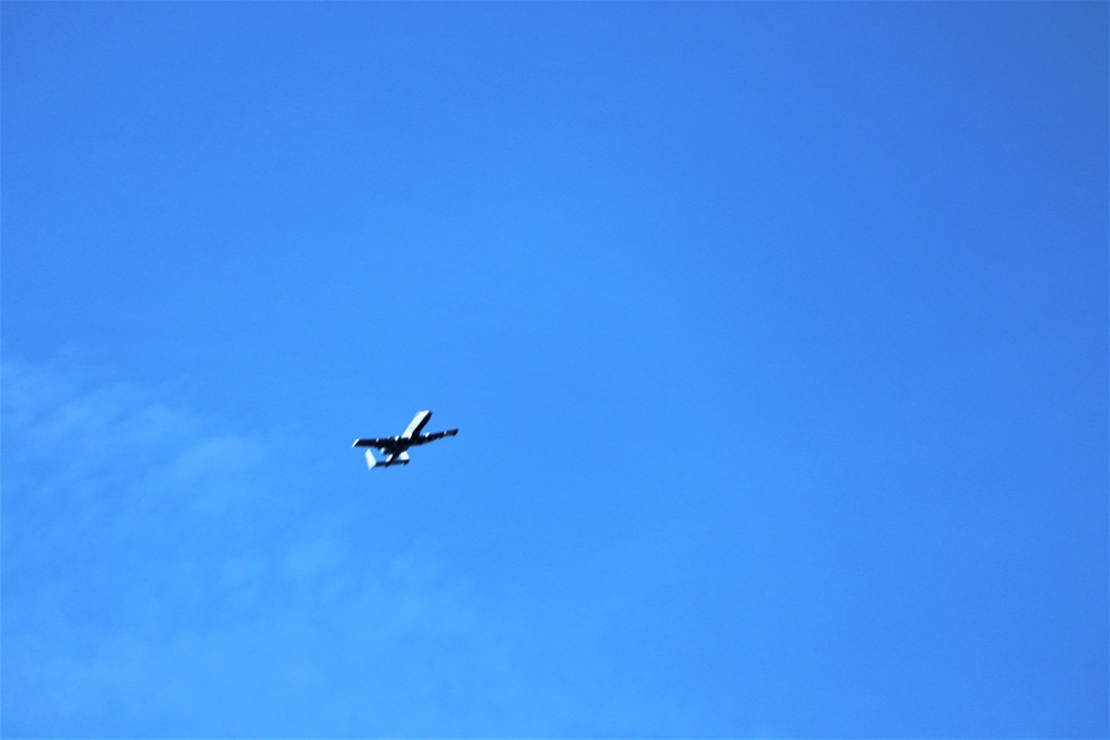 Air Force holds training with A-10 aircraft at Fort McCoy