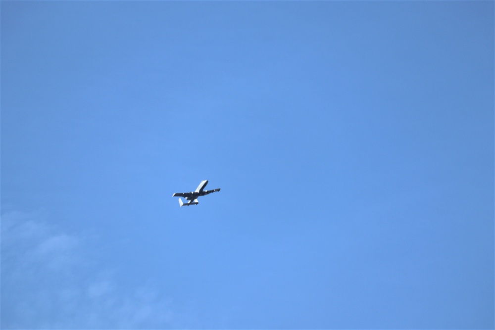 Air Force holds training with A-10 aircraft at Fort McCoy