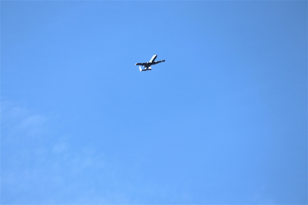 Air Force holds training with A-10 aircraft at Fort McCoy