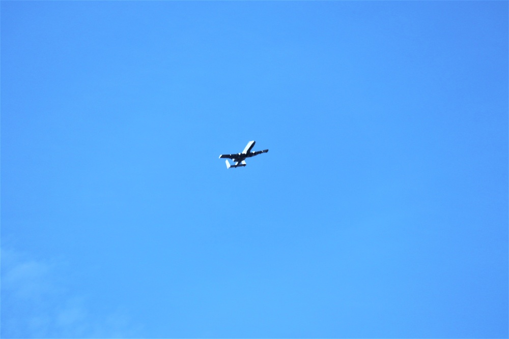 Air Force holds training with A-10 aircraft at Fort McCoy