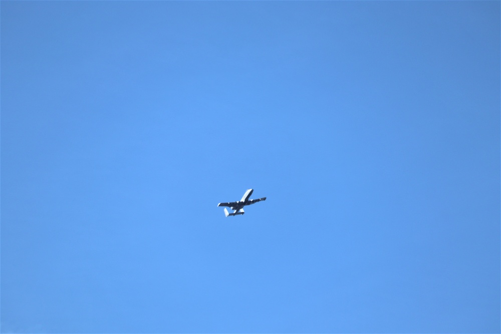 Air Force holds training with A-10 aircraft at Fort McCoy