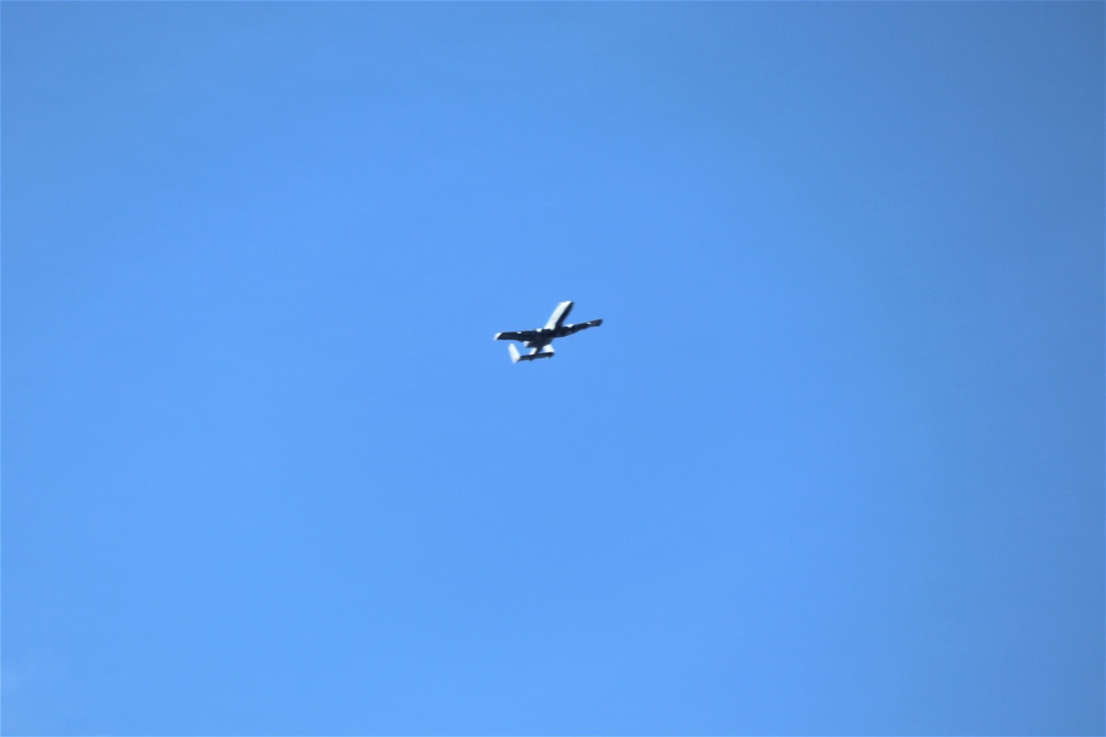 Air Force holds training with A-10 aircraft at Fort McCoy