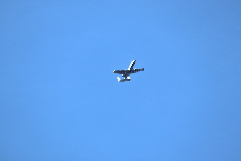 Air Force holds training with A-10 aircraft at Fort McCoy