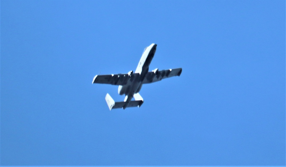 Air Force holds training with A-10 aircraft at Fort McCoy