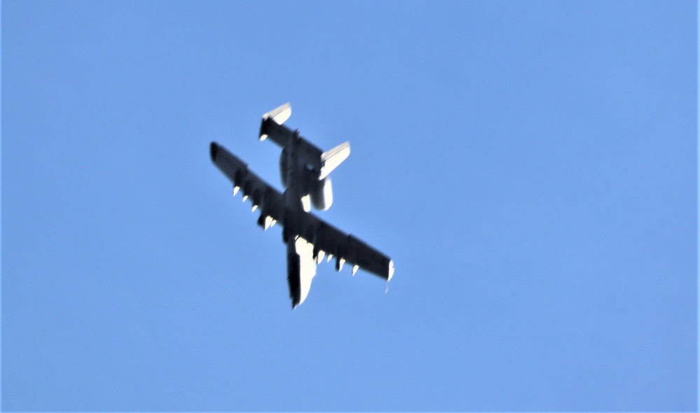 Air Force holds training with A-10 aircraft at Fort McCoy