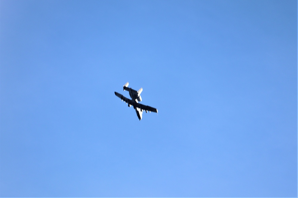 Air Force holds training with A-10 aircraft at Fort McCoy