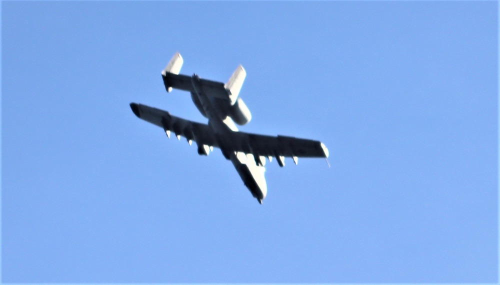 Air Force holds training with A-10 aircraft at Fort McCoy