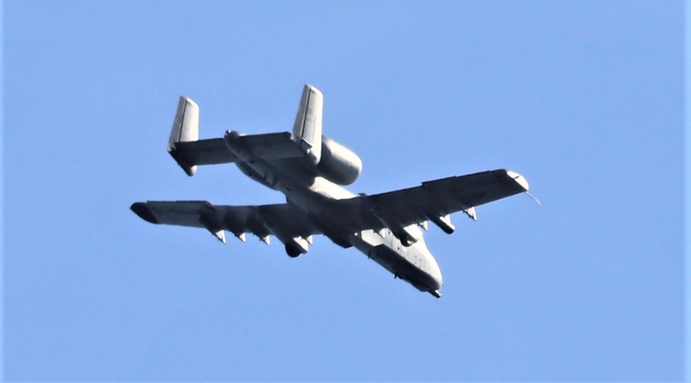 Air Force holds training with A-10 aircraft at Fort McCoy