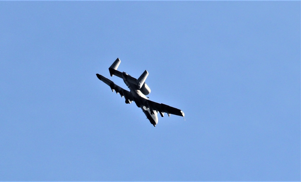 Air Force holds training with A-10 aircraft at Fort McCoy