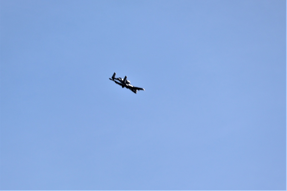 Air Force holds training with A-10 aircraft at Fort McCoy