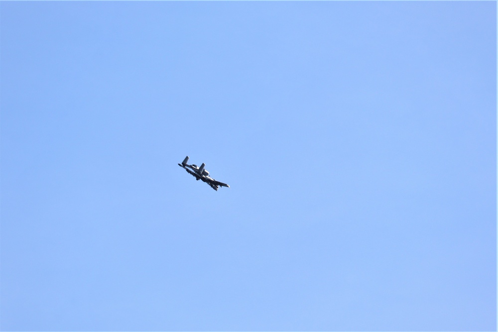 Air Force holds training with A-10 aircraft at Fort McCoy