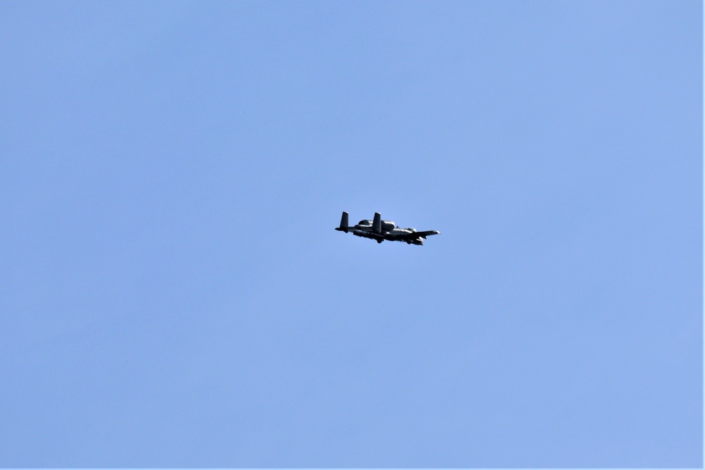 Air Force holds training with A-10 aircraft at Fort McCoy