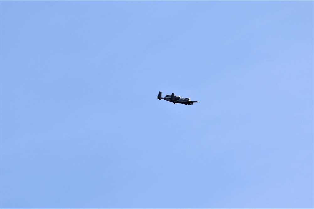 Air Force holds training with A-10 aircraft at Fort McCoy