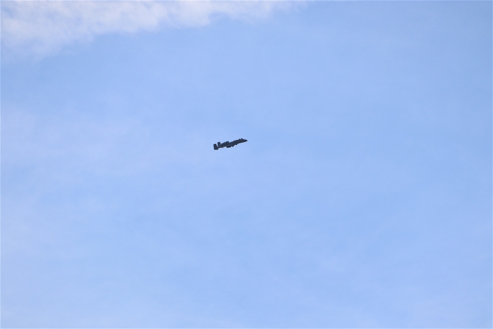 Air Force holds training with A-10 aircraft at Fort McCoy