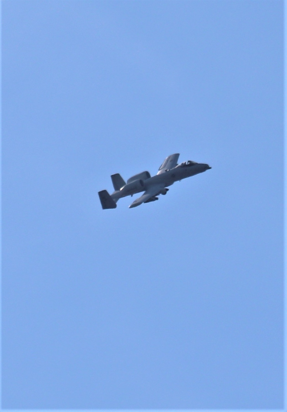 Air Force holds training with A-10 aircraft at Fort McCoy