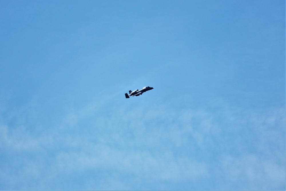 Air Force holds training with A-10 aircraft at Fort McCoy