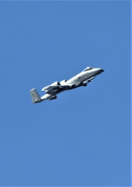 Air Force holds training with A-10 aircraft at Fort McCoy