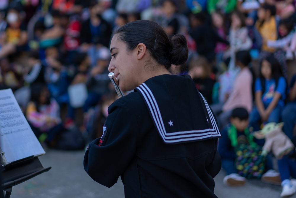 Navy Band Performs for Boys and Girls Club During SFFW