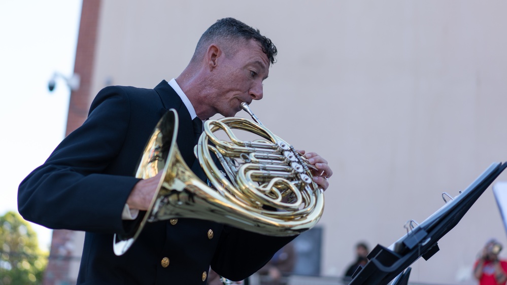 Navy Band Performs for Boys and Girls Club During SFFW