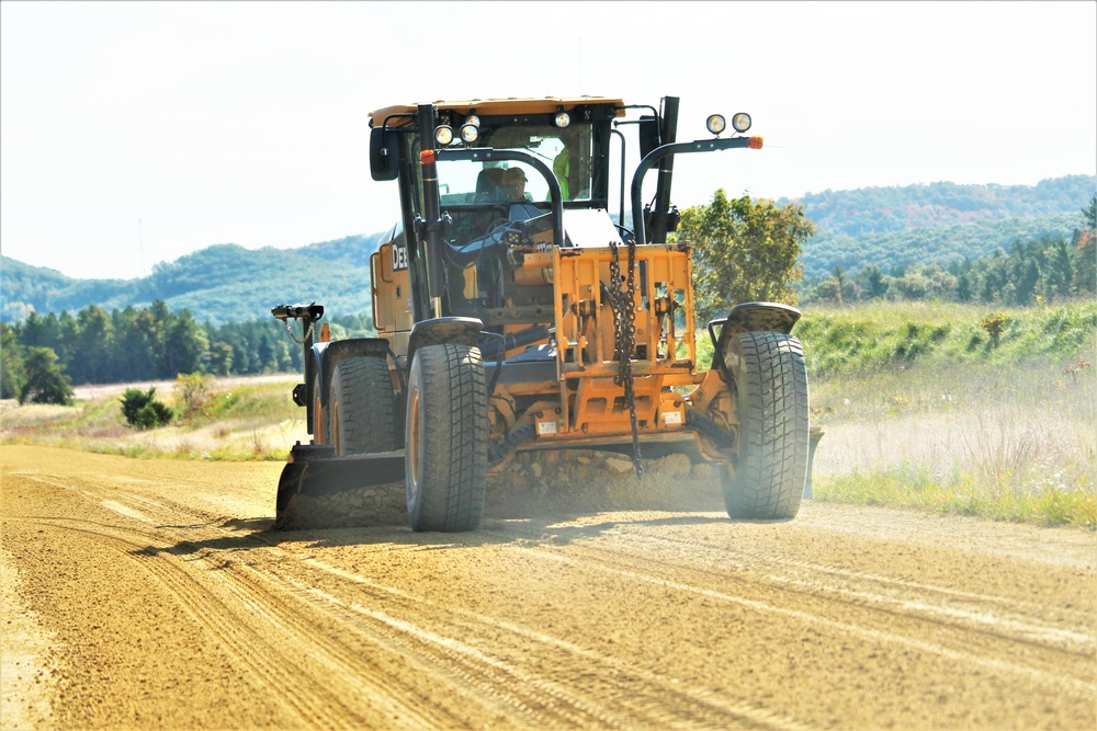 Road Improvement Work at Fort McCoy