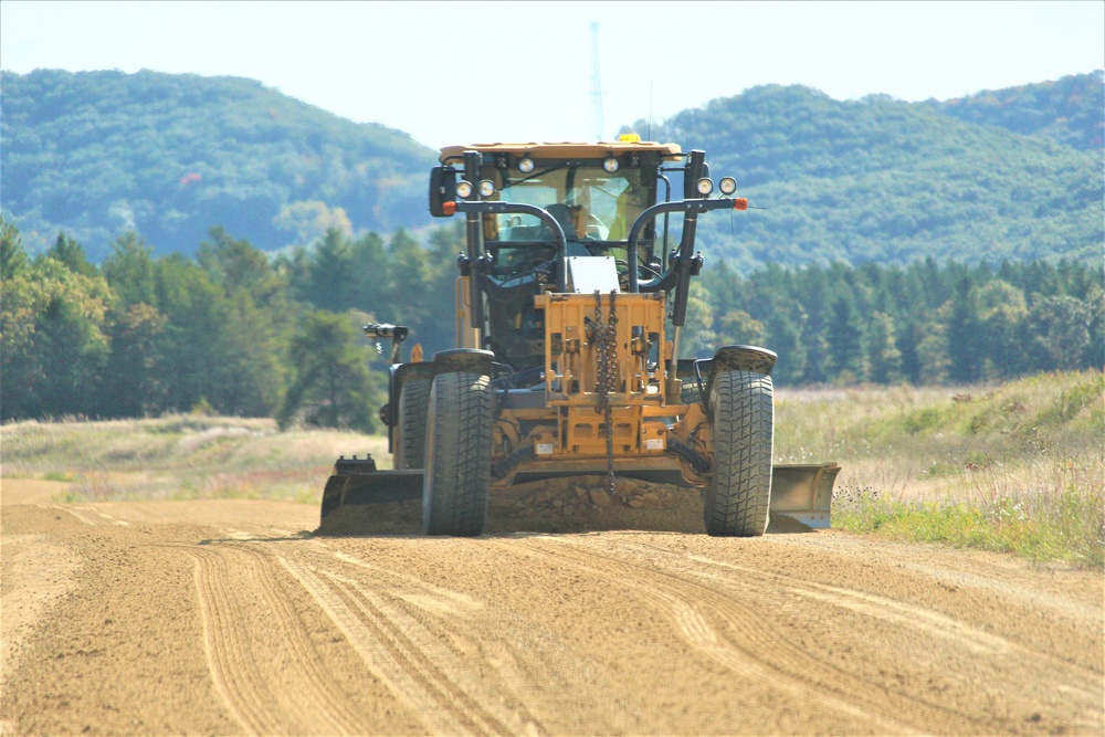 Road Improvement Work at Fort McCoy