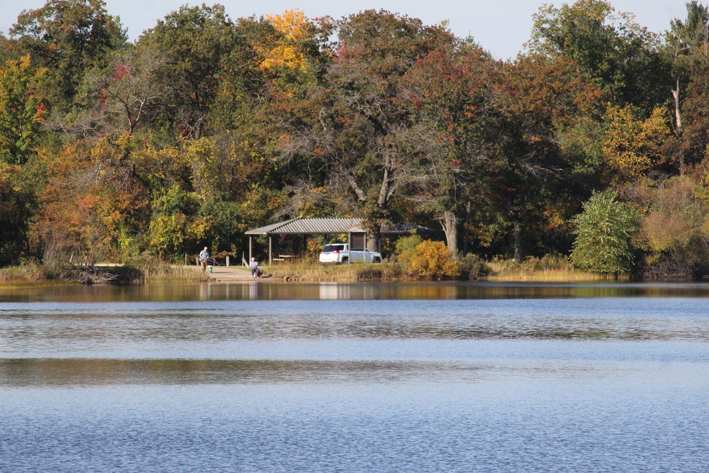 2022 Fall Colors at Fort McCoy's Big Sandy Lake