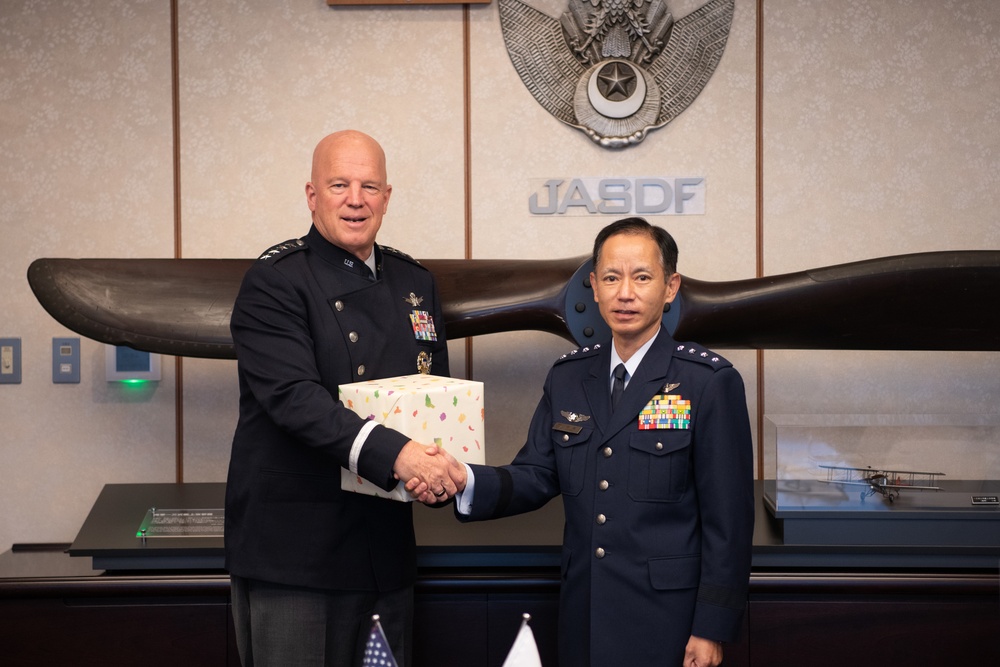 USSF Gen. John W. Raymond visits Japan's Ministry of Defense