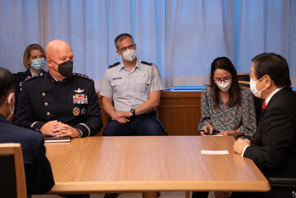 USSF Gen. John W. Raymond visits Japan's Ministry of Defense