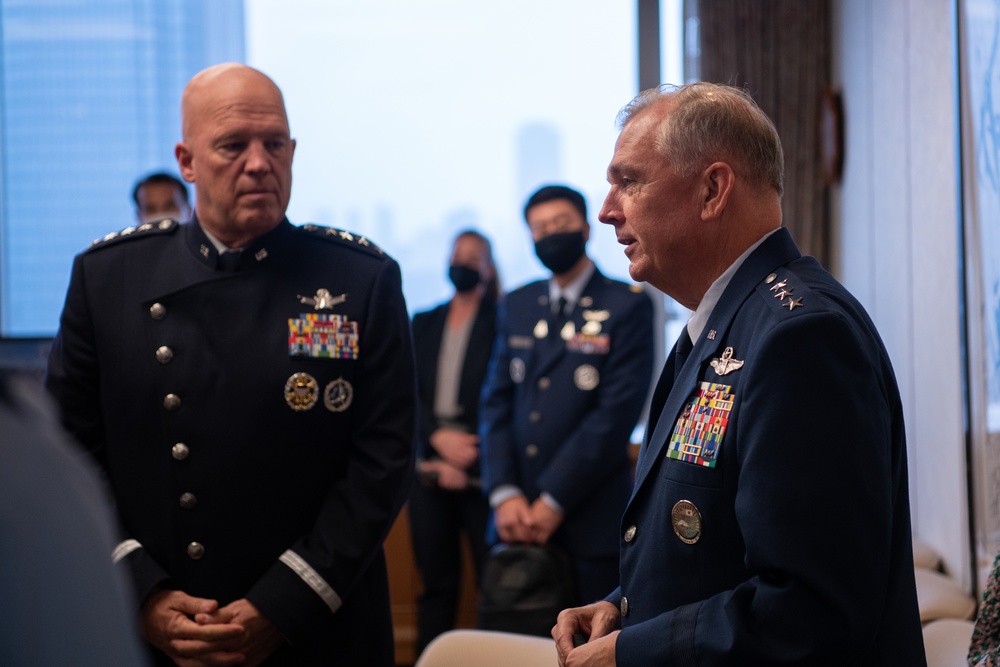 USSF Gen. John W. Raymond visits Japan's Ministry of Defense