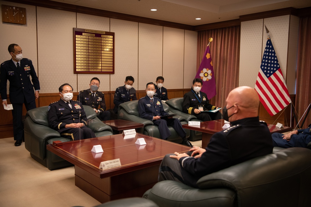 USSF Gen. John W. Raymond visits Japan's Ministry of Defense