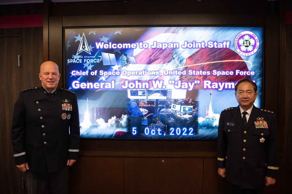 USSF Gen. John W. Raymond visits Japan's Ministry of Defense